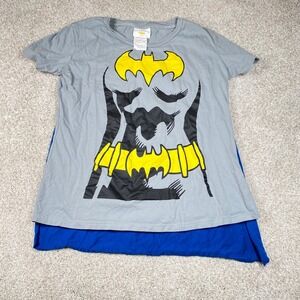 Batgirl T-Shirt Extra Large Kids Gray‎ Costume Short Sleeve DC Comics Superhero